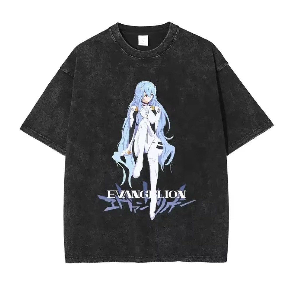 Streetwear Brand Tees - Męskie koszulki oversize Odzież EVA Anime