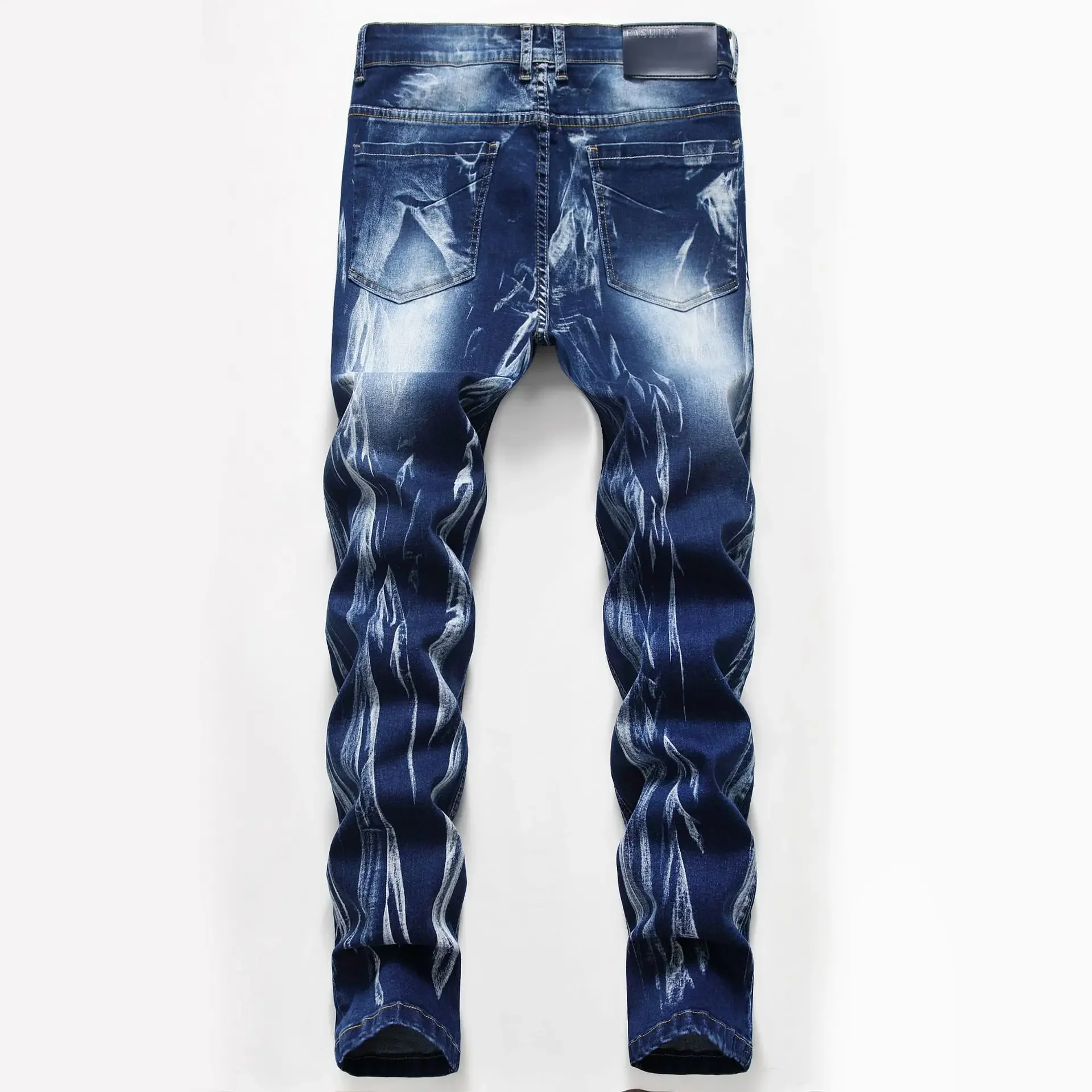Modny nadruk męska elastycznoś – Streetwear Brand Denim recenzja i cena