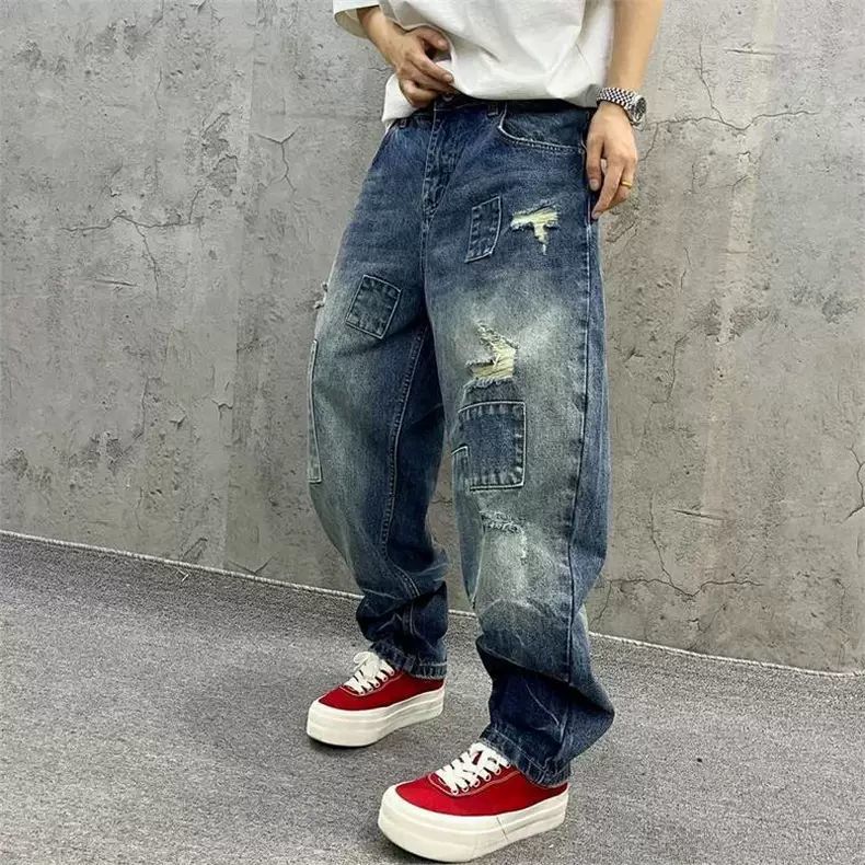 Męskie jeansy cargo w stylu st – Streetwear Brand Denim recenzja i cena
