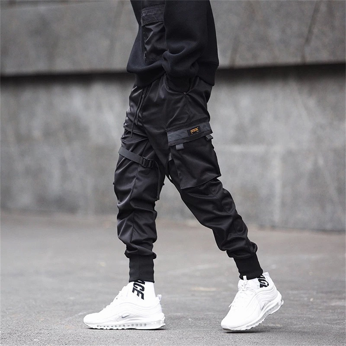 Czarne spodnie Cargo w stylu h – Streetwear Brand Clothing recenzja i cena